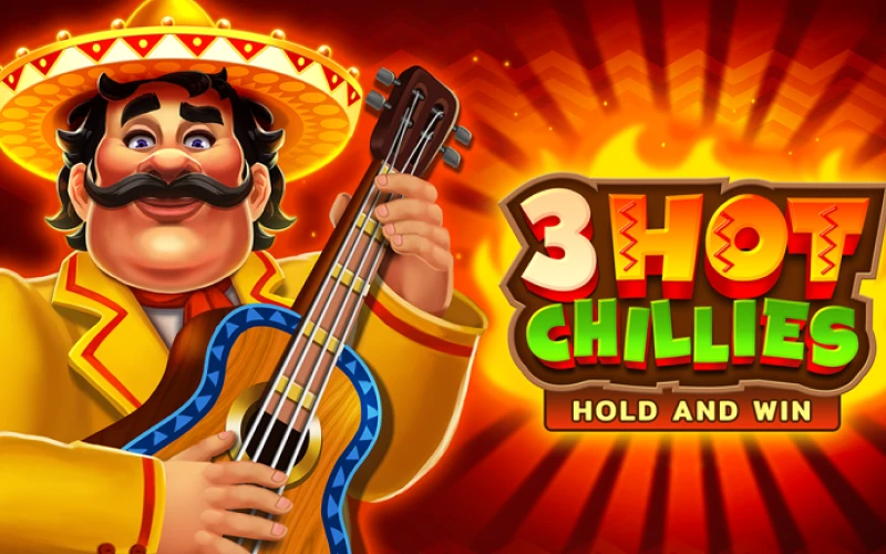 Play 3 Hot Chillies slot with bonus buy at 1Win India.
