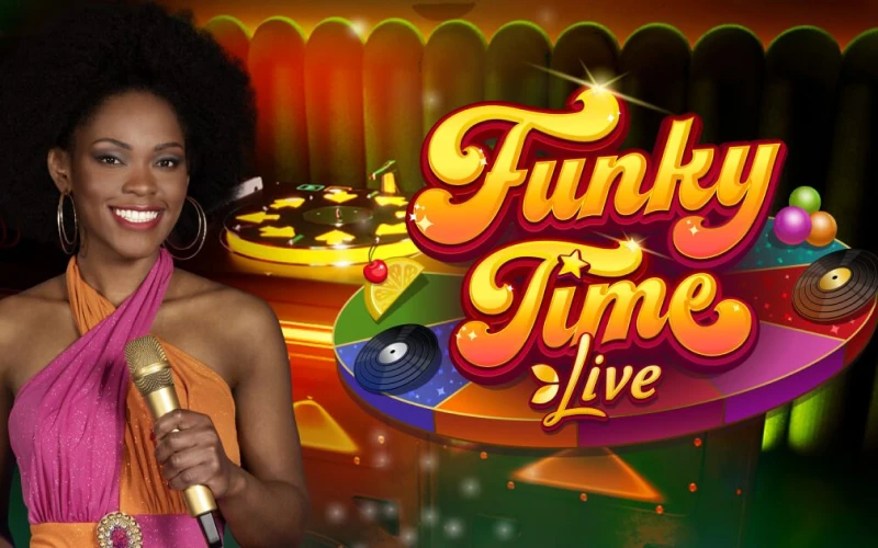 Experience the interactive Funky Time game show at 1Win.