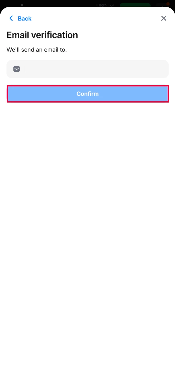 Confirm your email in the 1win app to withdraw funds.